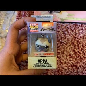 Funko keychains, Appa & Sora!
